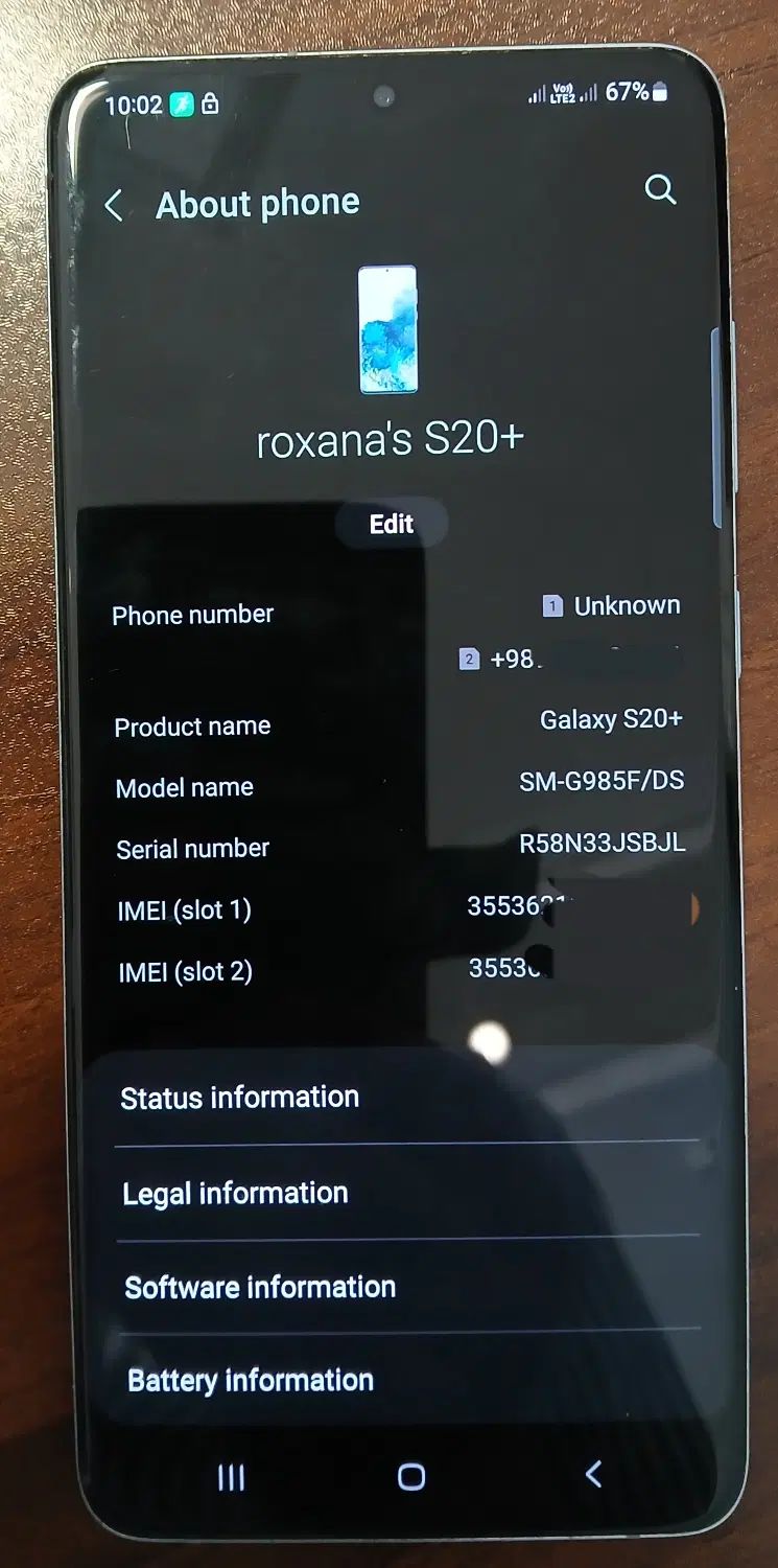 سامسونگ اس ۲۰ پلاس ۸-۱۲۸-4G|موبایل|مشهد, رضاشهر|دیوار