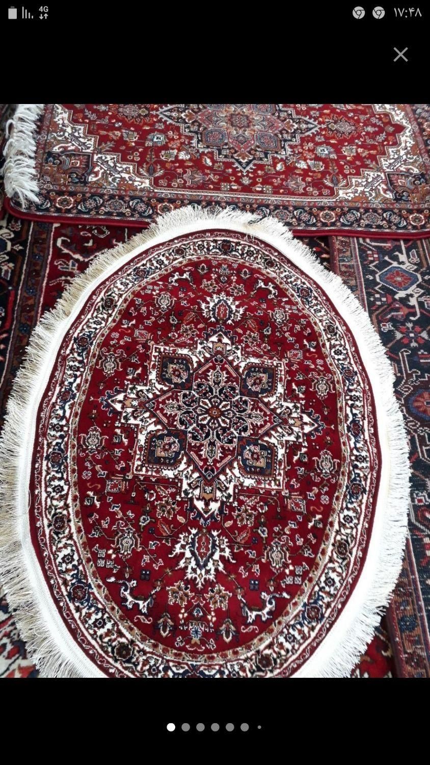 فرش هریس مارکسهندتهران بیضی۴مترسایز۱/۵×۲/۲۵|فرش|تبریز, |دیوار