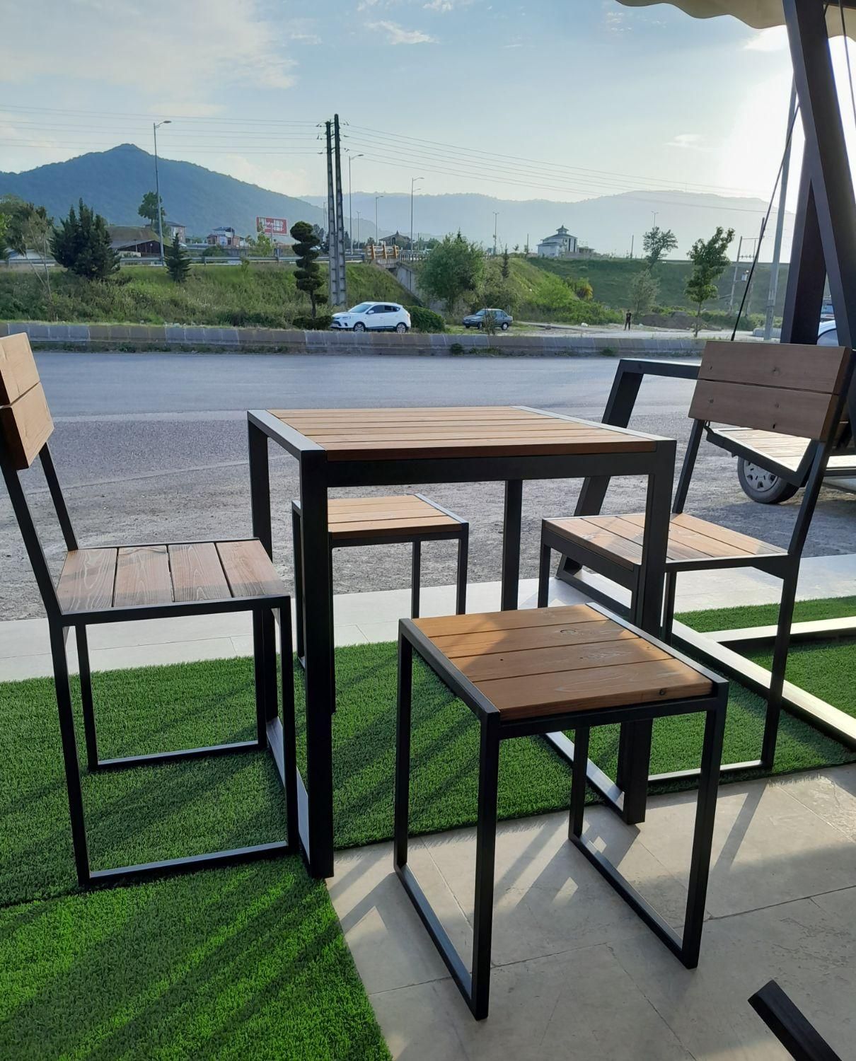 میز و صندلی و نیمکت|میز و صندلی غذاخوری|چالوس, |دیوار