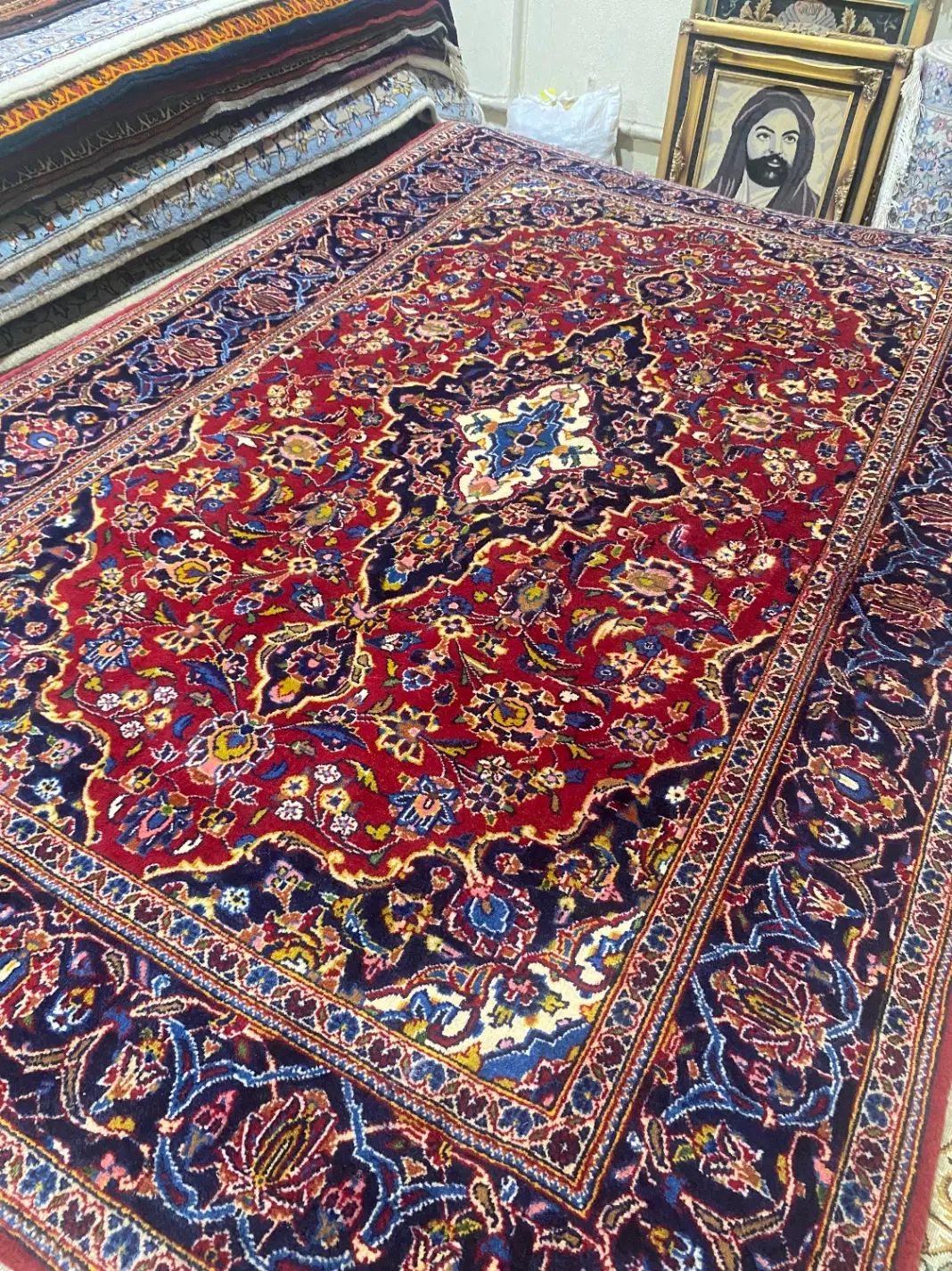 قالیچه لاکی کاشان|فرش|تهران, مدائن|دیوار