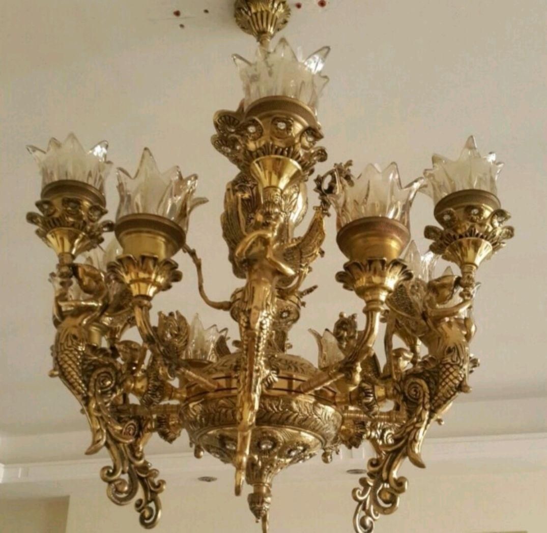 لوستر فرشته|لوستر و چراغ آویز|بروجرد, |دیوار