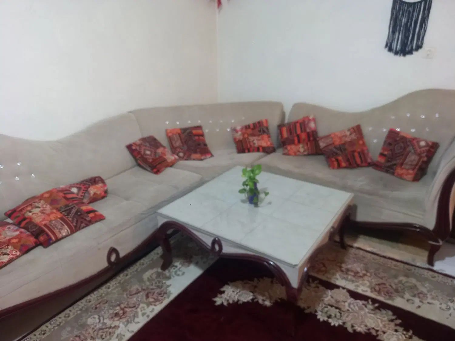 یک دست مبل ال|حراج|کرج, حیدرآباد|دیوار