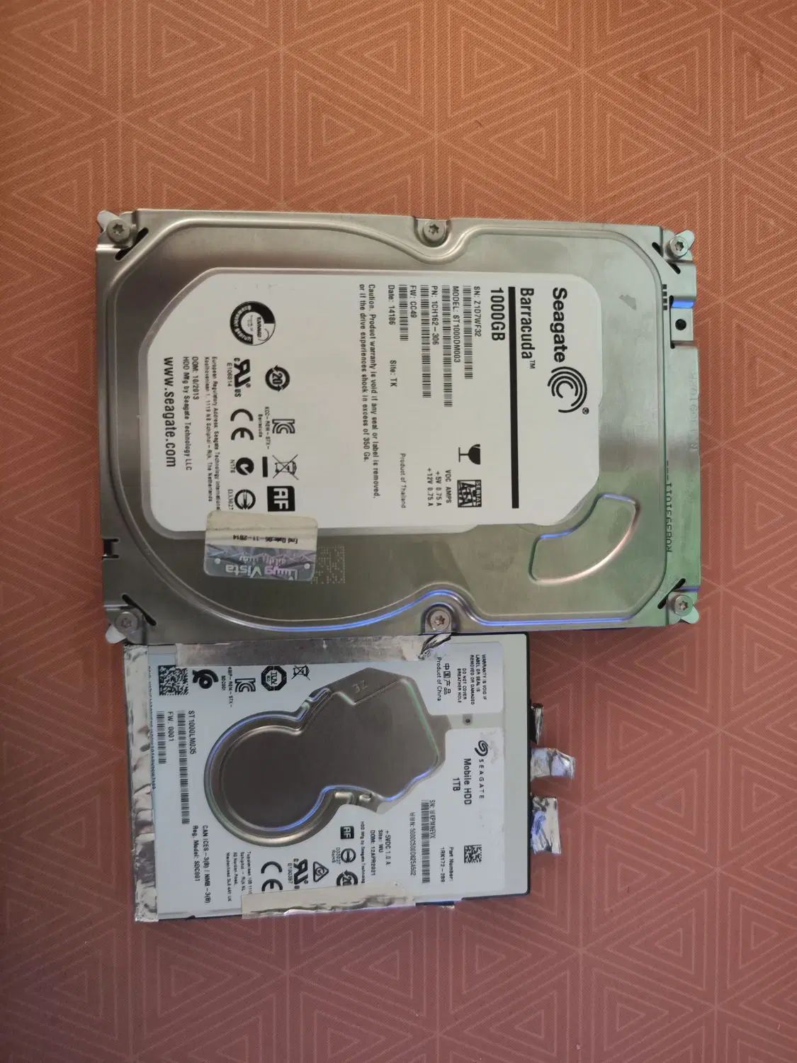 ۲ عدد هارد اینترال hdd نیاز به تعمیر ۲ ترابایت|قطعات و لوازم جانبی رایانه|تهران, شهرک شریعتی|دیوار