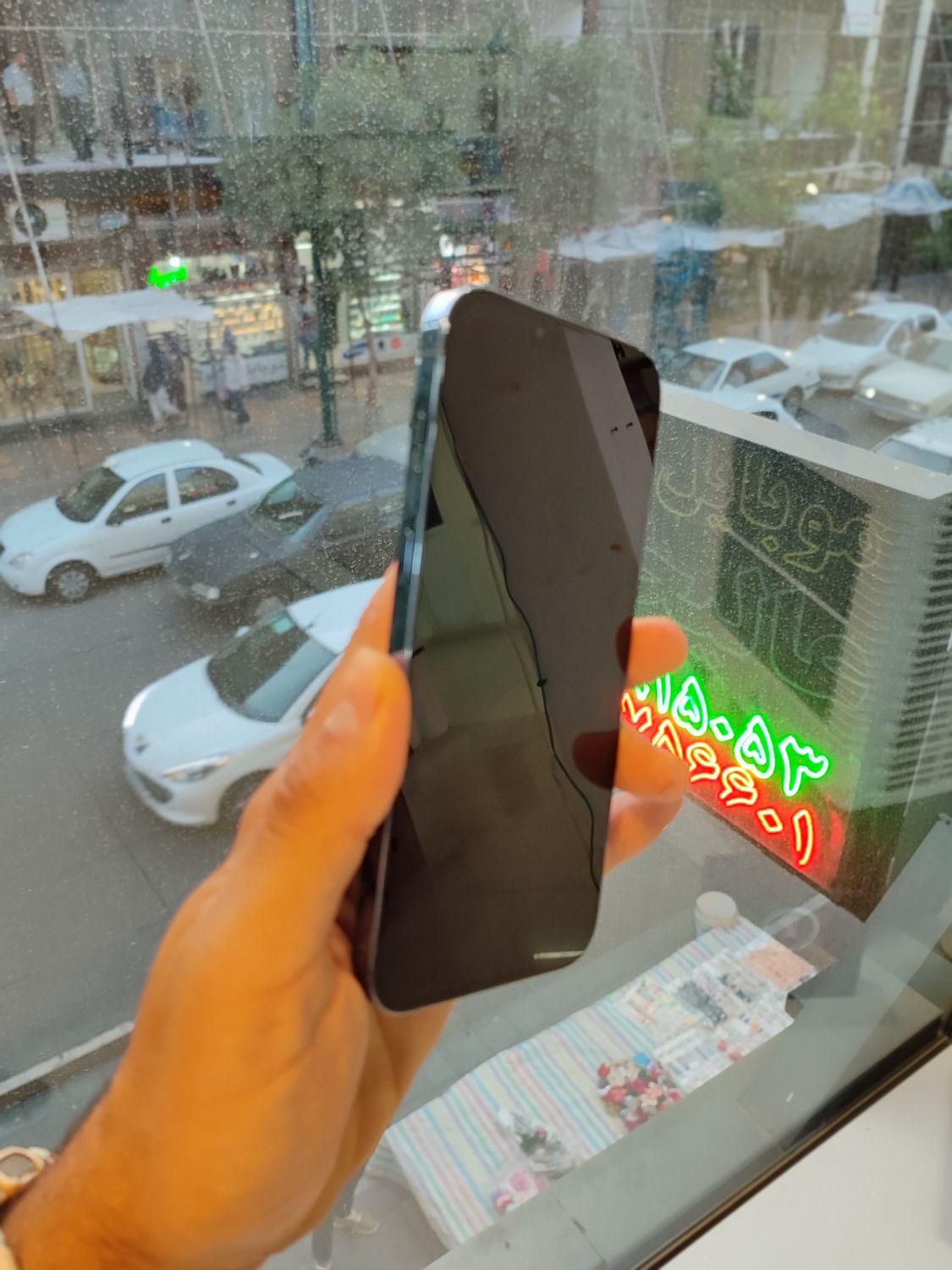 گوشی اپل مدل iPhone13promax 256G CH/A آبی دوسیم‌|موبایل|قزوین, |دیوار