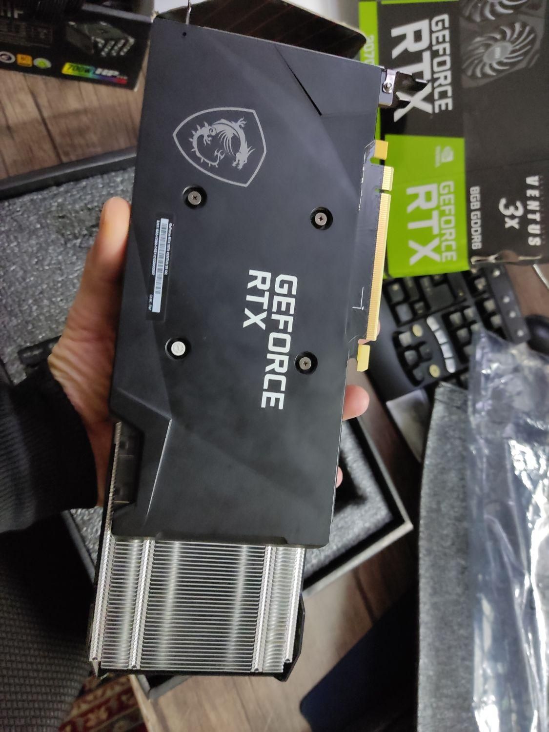 rtx 3070 msi ventus 3x پلمپ کاملا مشابه نو|قطعات و لوازم جانبی رایانه|قائم‌شهر, |دیوار
