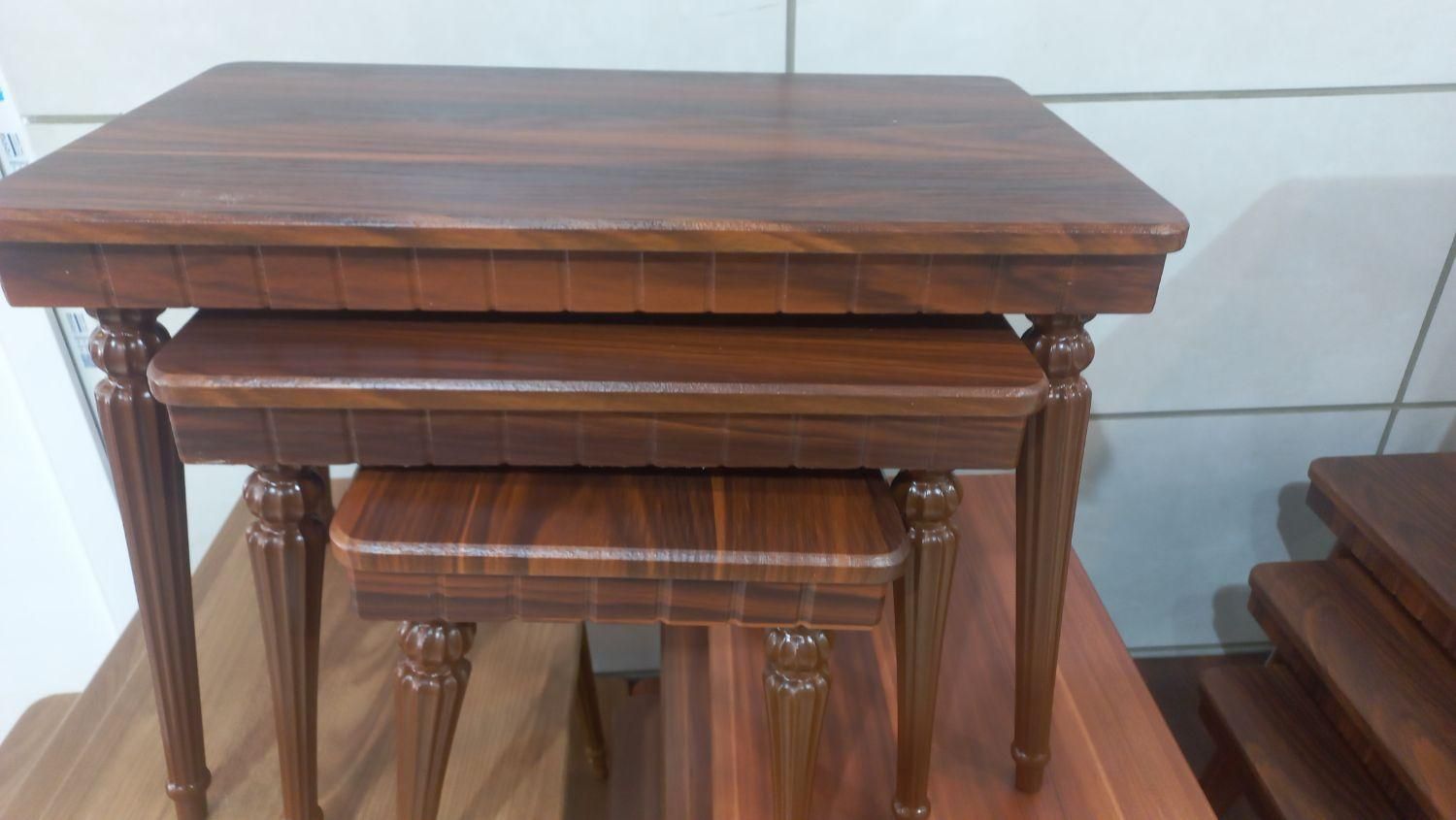 عسلی ۳ تیکه در دو رنگ بدون پیش پرداخت اقساطی|مبلمان خانگی و میز عسلی|همدان, |دیوار