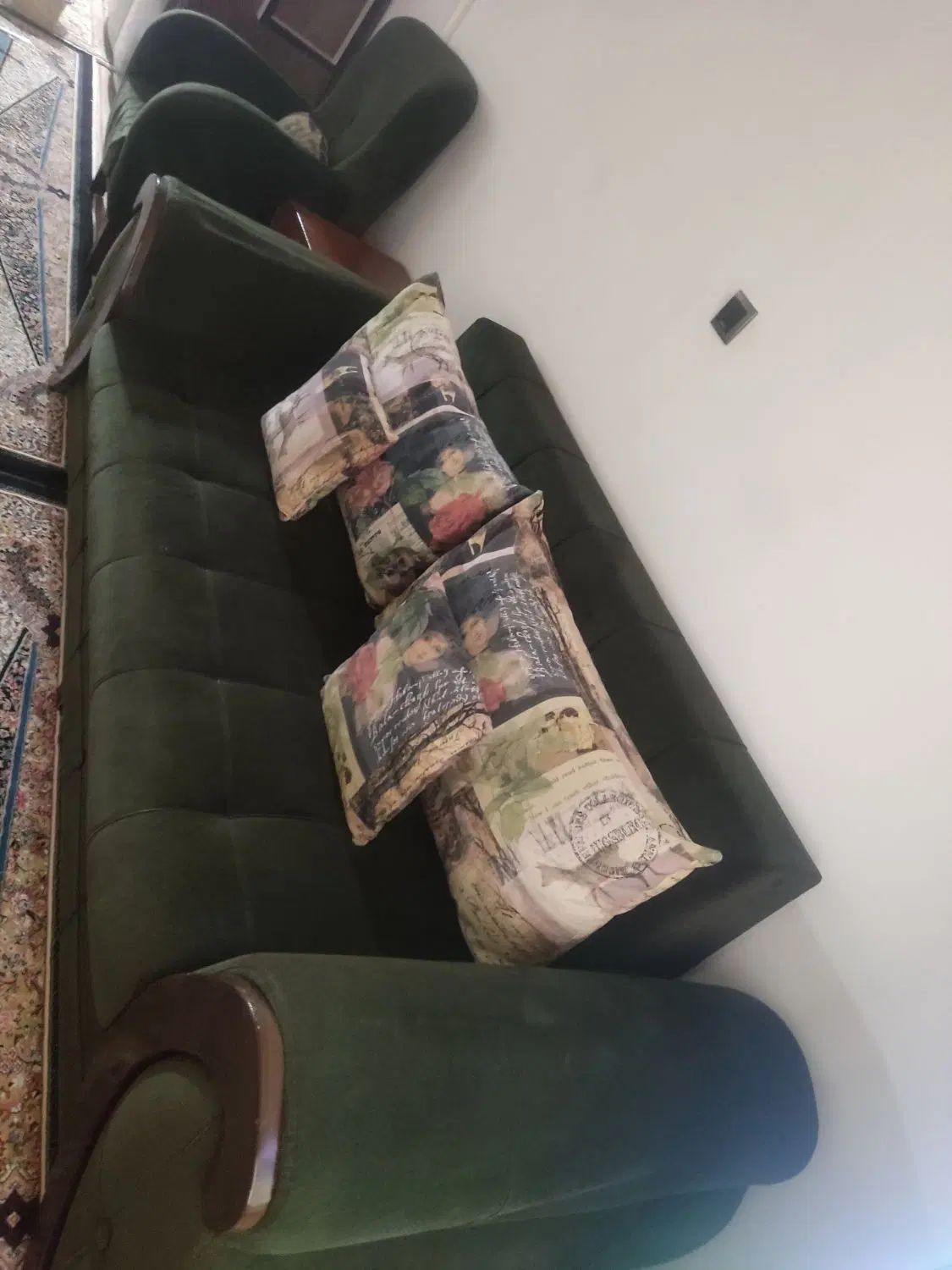 مبلمان هشت نفره با میز عسلی|مبلمان خانگی و میز عسلی|کرج, برغان|دیوار