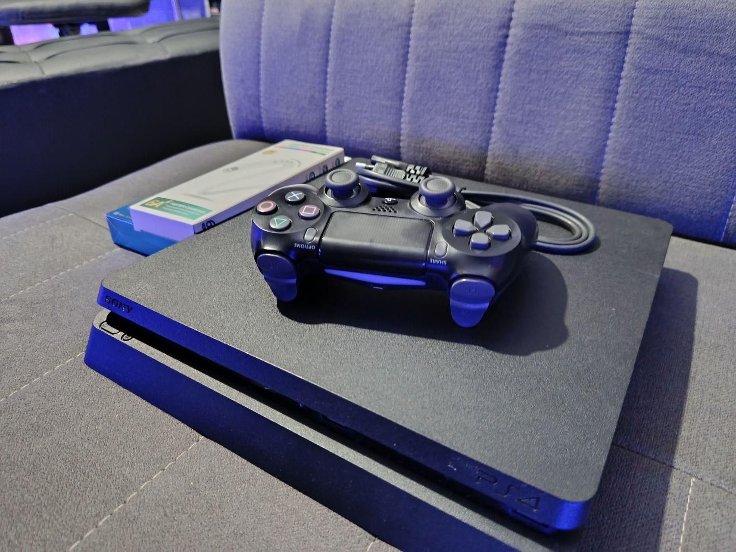 فروش کنسول ps4 اسلیم|کنسول، بازی ویدئویی و آنلاین|شیراز, مسلم|دیوار