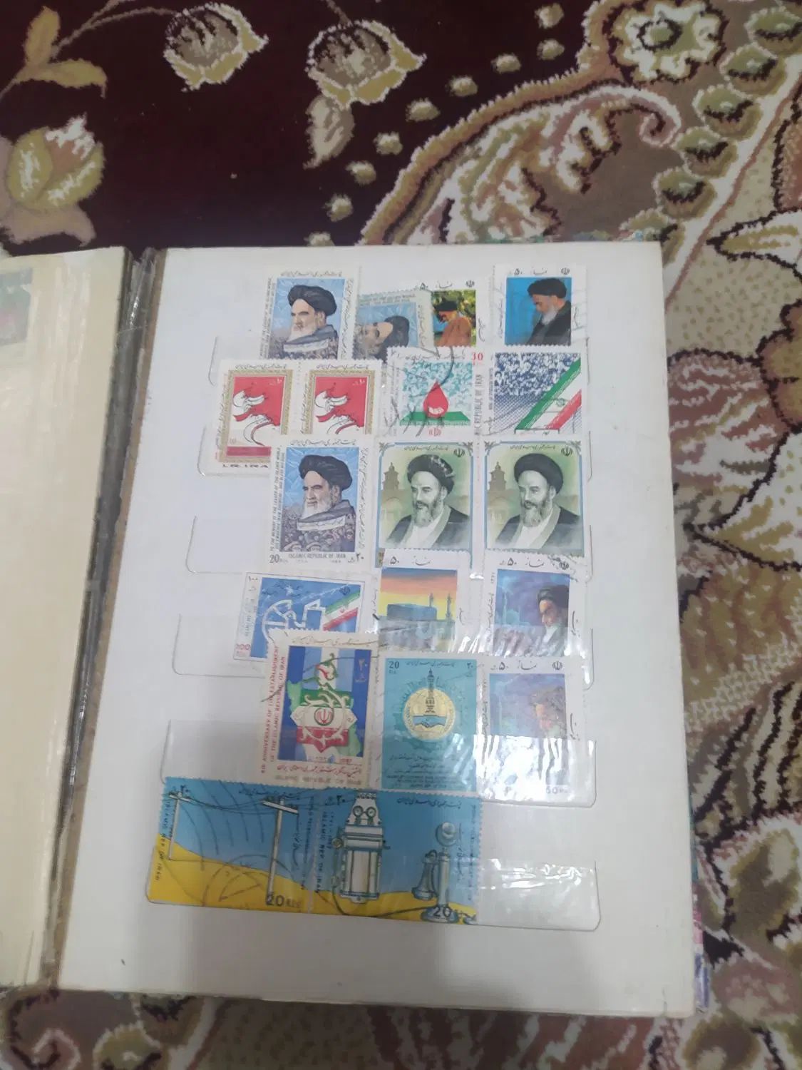 آلبوم تمبر  قدیمی،خارجی وایرانی دوره سال۵۵ به بالا|کلکسیون سکه، تمبر، اسکناس|دزفول, |دیوار