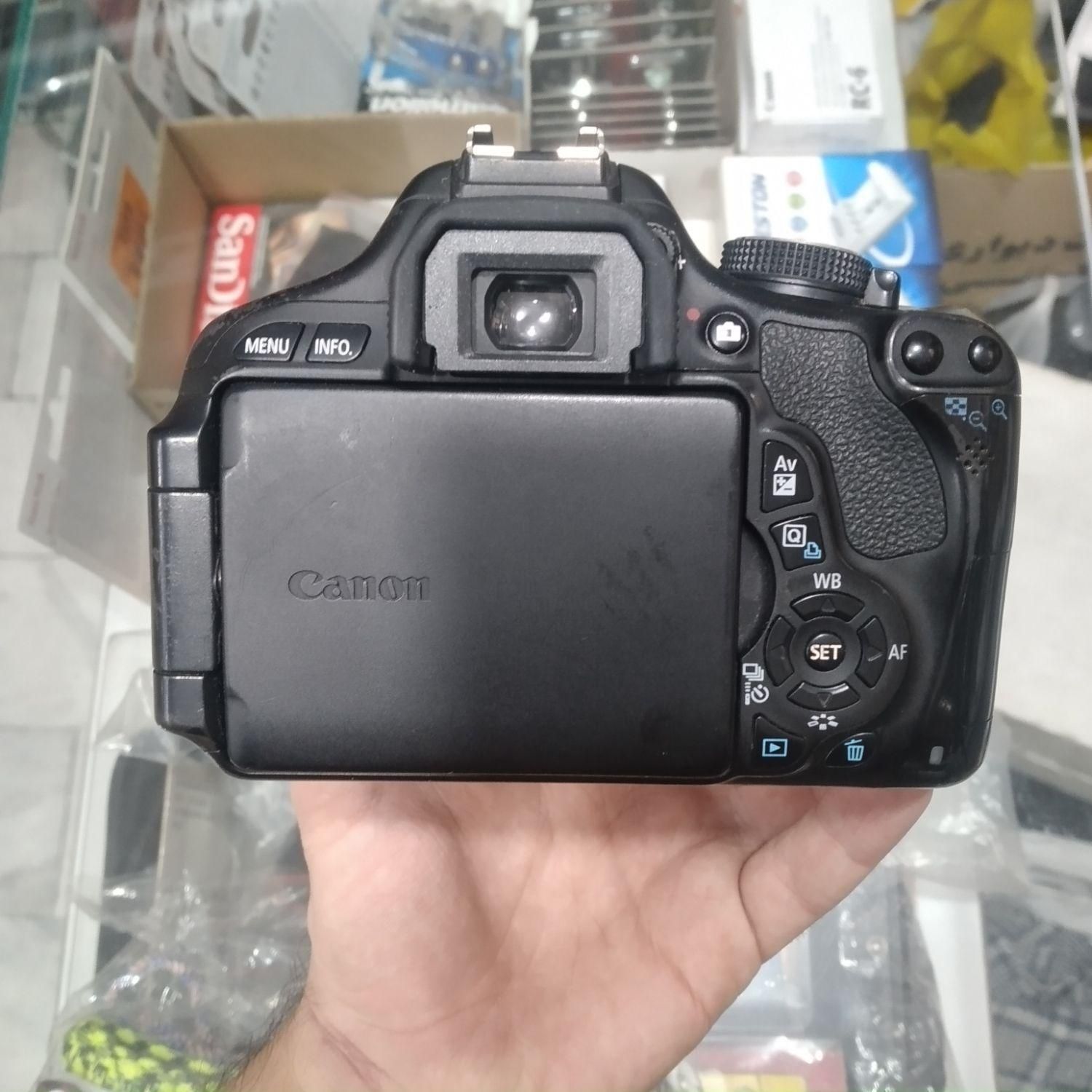دوربین 600D کانن لنز ۳۵-۸۰|دوربین عکاسی و فیلم‌برداری|تهران, ستارخان|دیوار