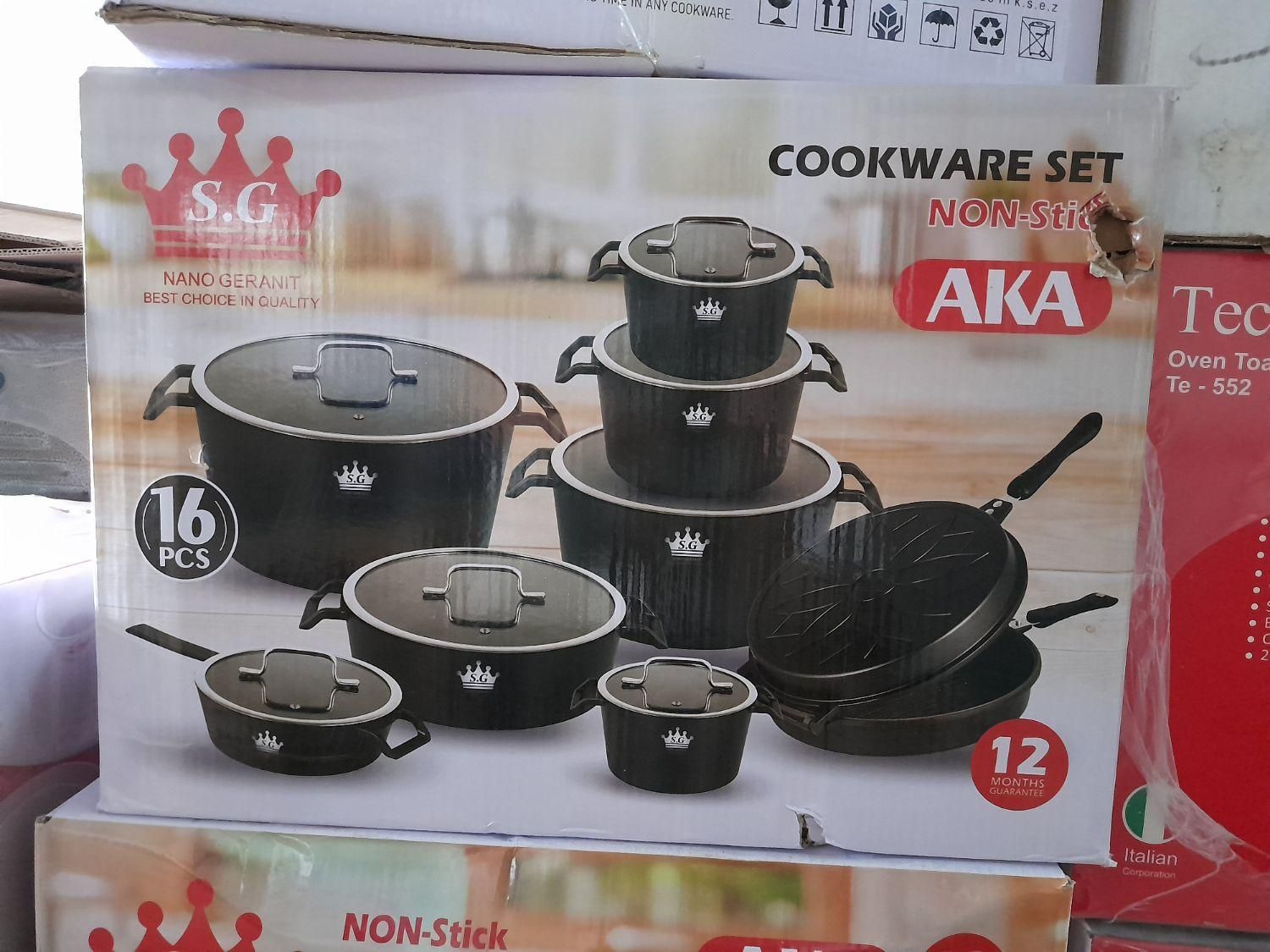 قابلمه چدن گرانیت راکلند ۱۴ پارچه/قابلمه راکلند|ظروف پخت‌وپز|مشهد, رسالت|دیوار