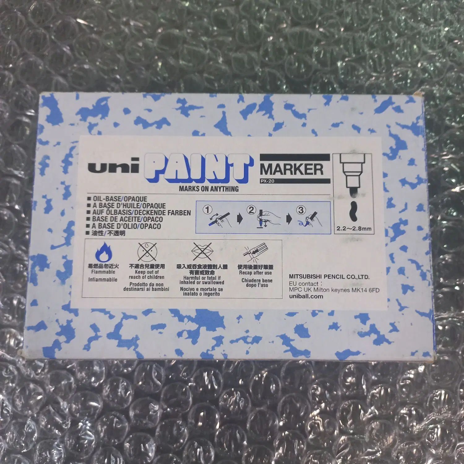 ماژیک صنعتی  و طراحی uni paint|لوازم التحریر|تهران, تهرانسر مرکزی|دیوار