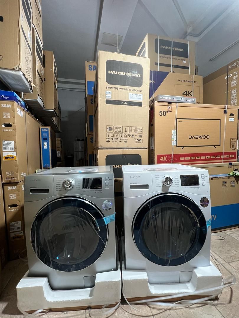 ماشین لباسشویی دوو ۸ و ۹ کیلو گیربکسی نواکبند|ماشین لباسشویی و خشک‌کن لباس|تهران, بازار|دیوار