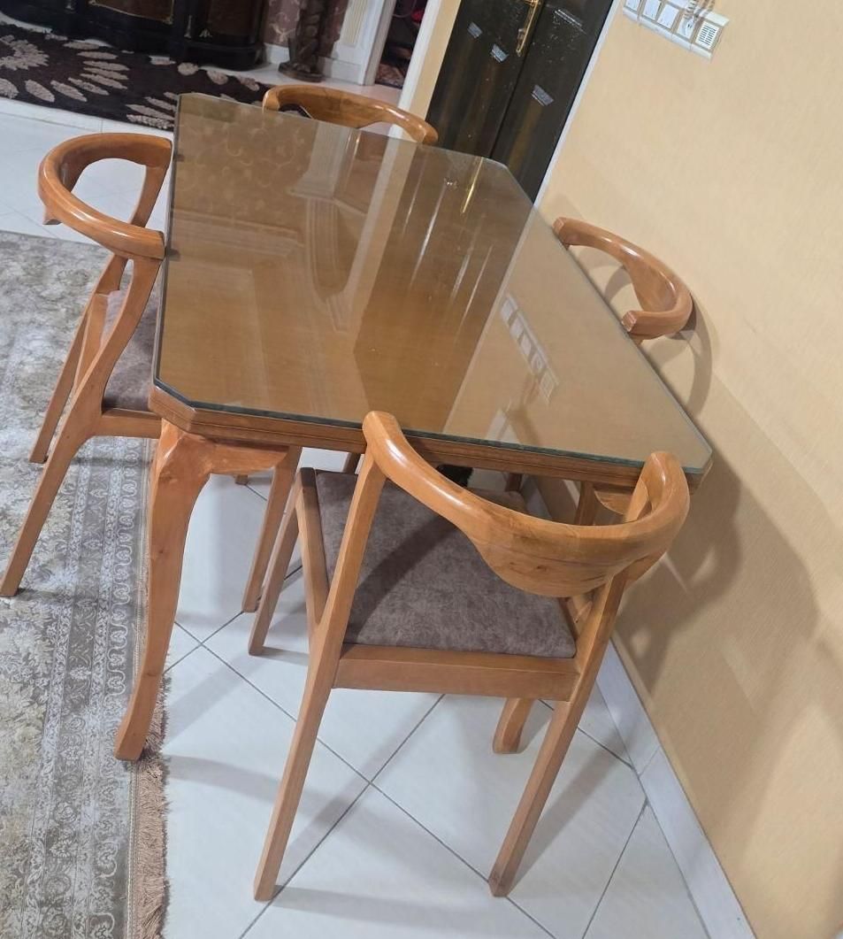 میز ناهارخوری چوب راش نو|میز و صندلی غذاخوری|قزوین, |دیوار