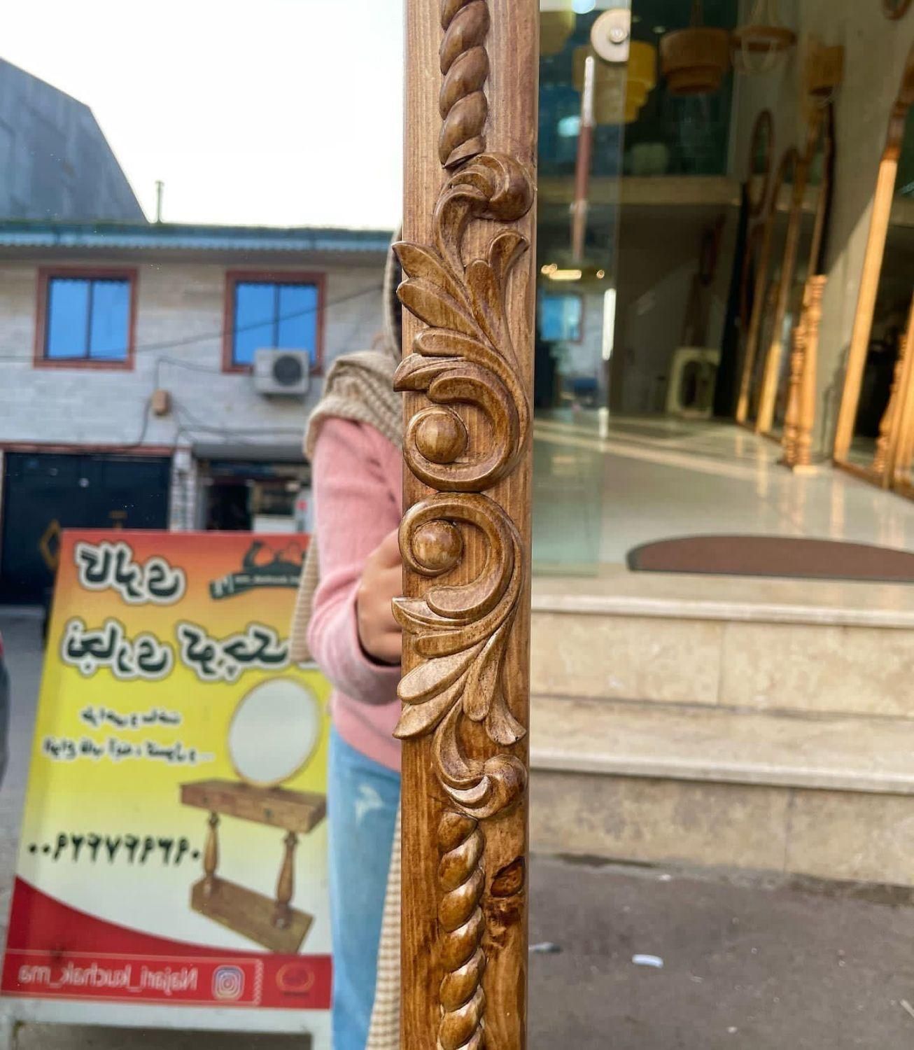 آینه ی طرح منبت سایز بزرگ|آینه|رشت, پیرکلاچای|دیوار