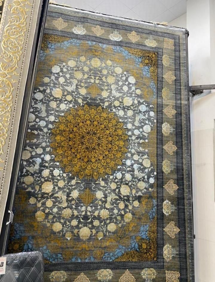 دنیارنگ خوش آمدیدفرش قالی ضخیم تمام نخ تراکم بالا|فرش|کرمان, |دیوار