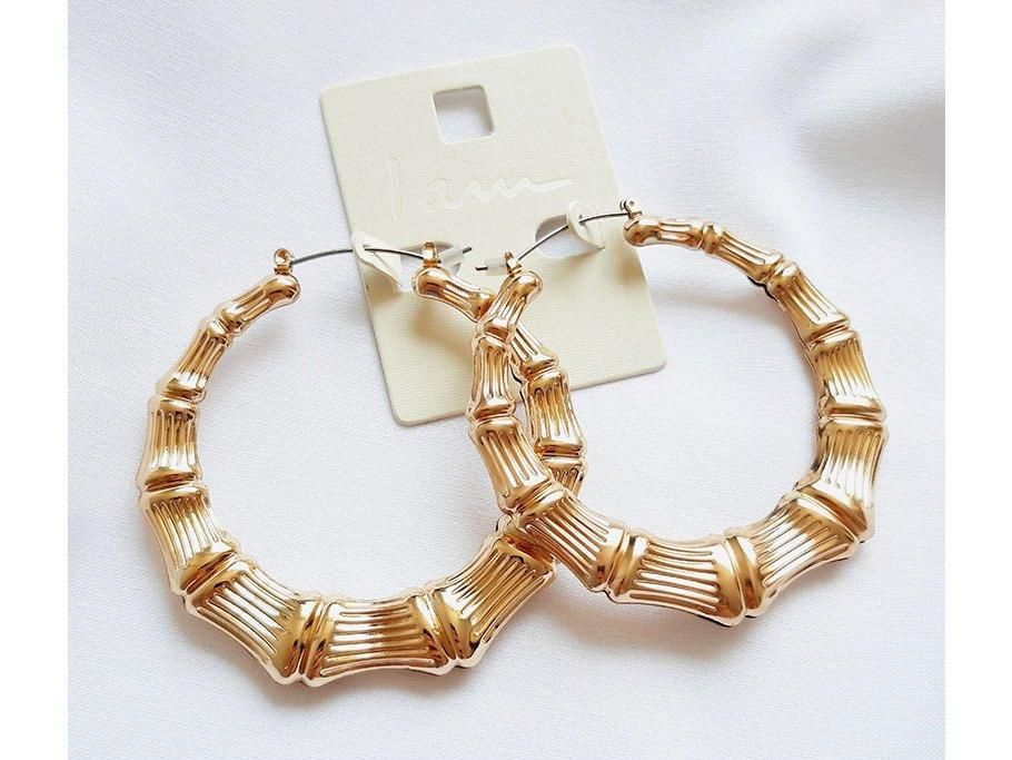 گوشواره تمام حلقه‌ای مدل طلایی جذاب|بدلیجات|ارومیه, |دیوار