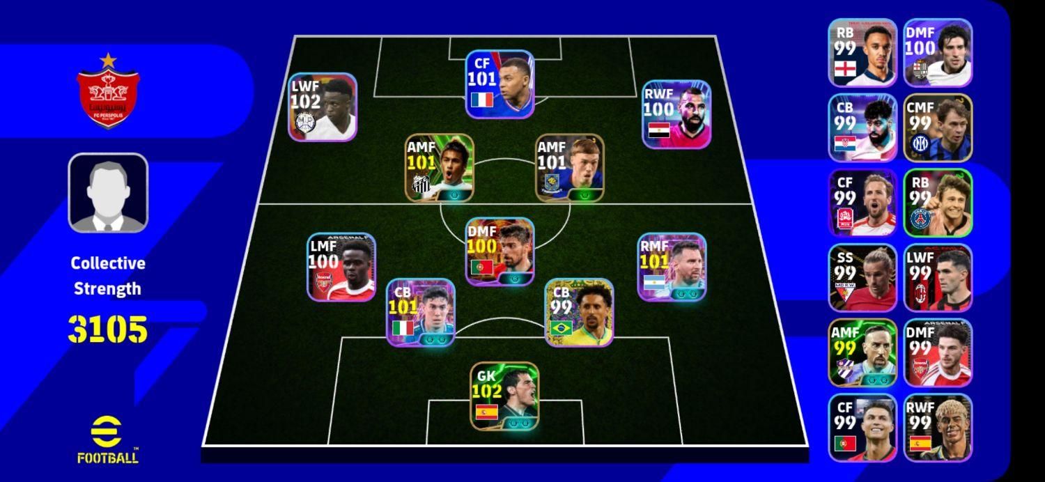 اکانت ناب ای فوتبال efootball pes پی اس|کنسول، بازی ویدئویی و آنلاین|تهران, سازمان برنامه شمالی|دیوار