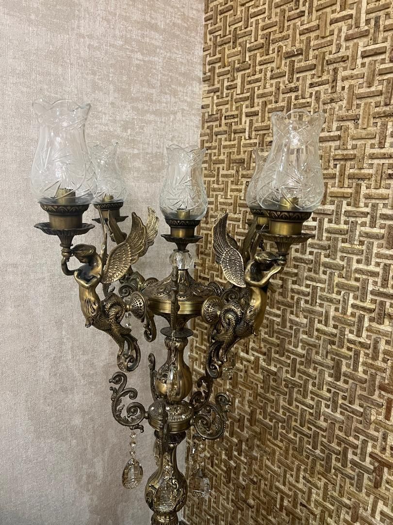 کنار سالنی جنس برنج رنگ برنز|لوستر و چراغ آویز|قزوین, |دیوار