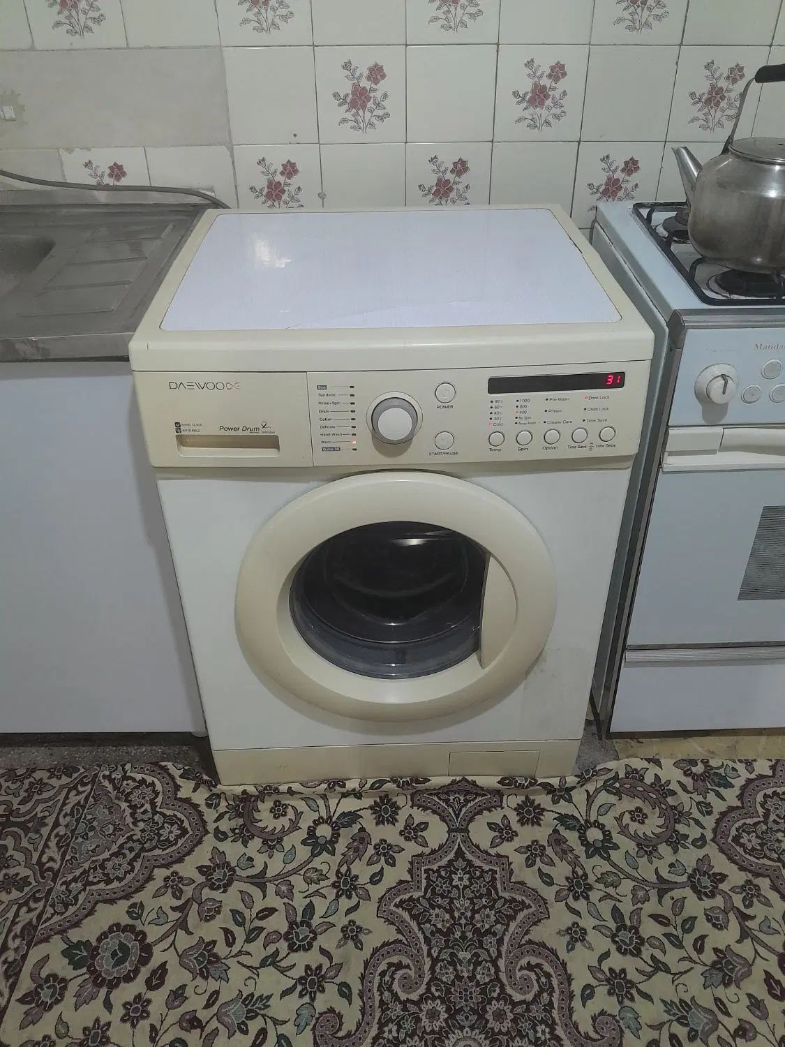 ماشین لباسشویی دوو - Daewoo|ماشین لباسشویی و خشک‌کن لباس|تهران, خزانه|دیوار