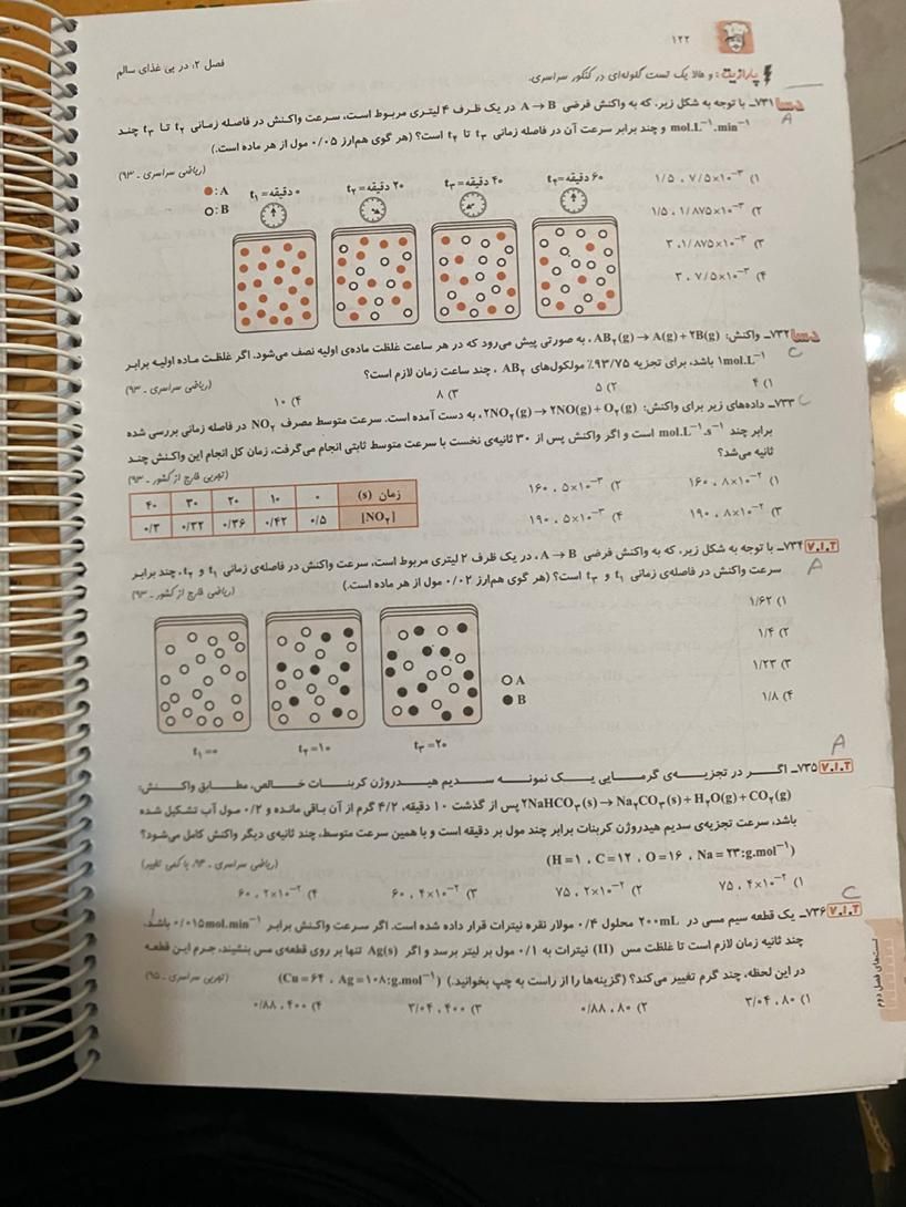 کتاب تست شیمی مبتکران یازدهم|کتاب و مجله آموزشی|تهران, قصر فیروزه ۲|دیوار