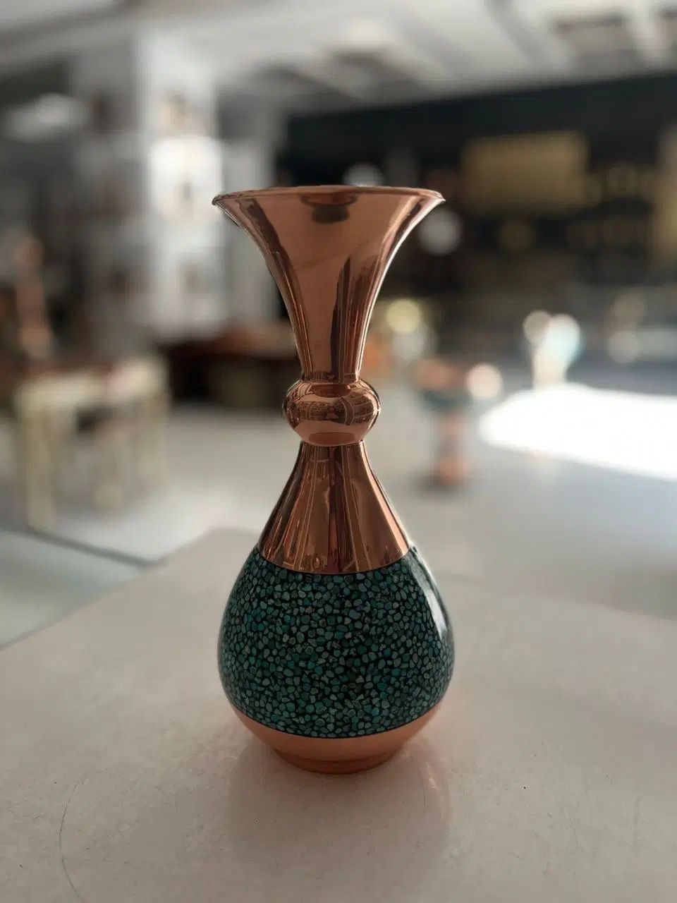 گلدان 27 فیروزه کوبی|صنایع دستی و سایر لوازم تزئینی|اصفهان, خواجو|دیوار
