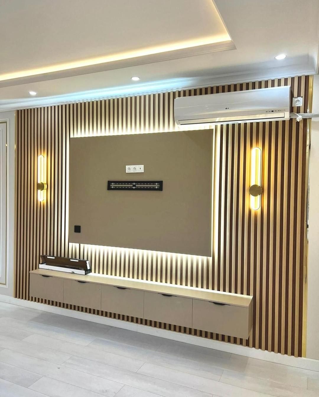 کناف کاغذدیواری آینه دکوراتیو سقف کاذب تیوی وال|خدمات پیشه و مهارت|میناب, |دیوار