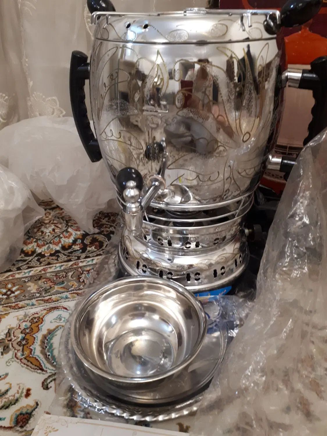 سماور گازی اکبند|صنایع دستی و سایر لوازم تزئینی|تهران, اختیاریه|دیوار