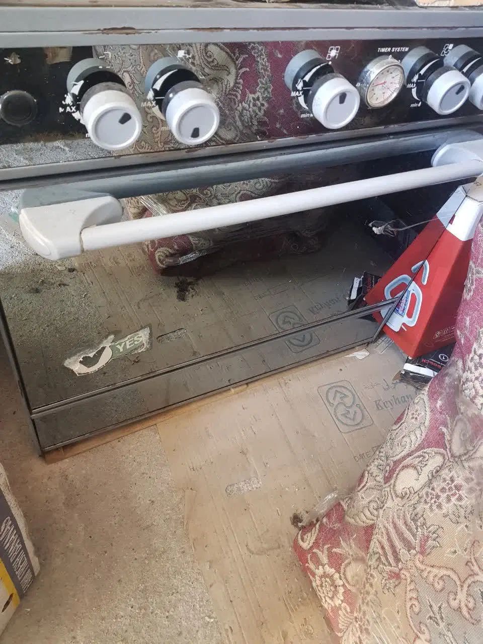 گاز ۵شعله طرح فر|اجاق گاز و لوازم برقی پخت‌وپز|مشهد, شهرک لشکر (شهرک غرب)|دیوار