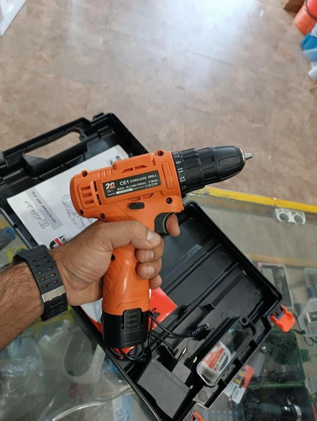 دریل شارژی با گارانتی وجعبه|ابزارآلات|ساوه, |دیوار