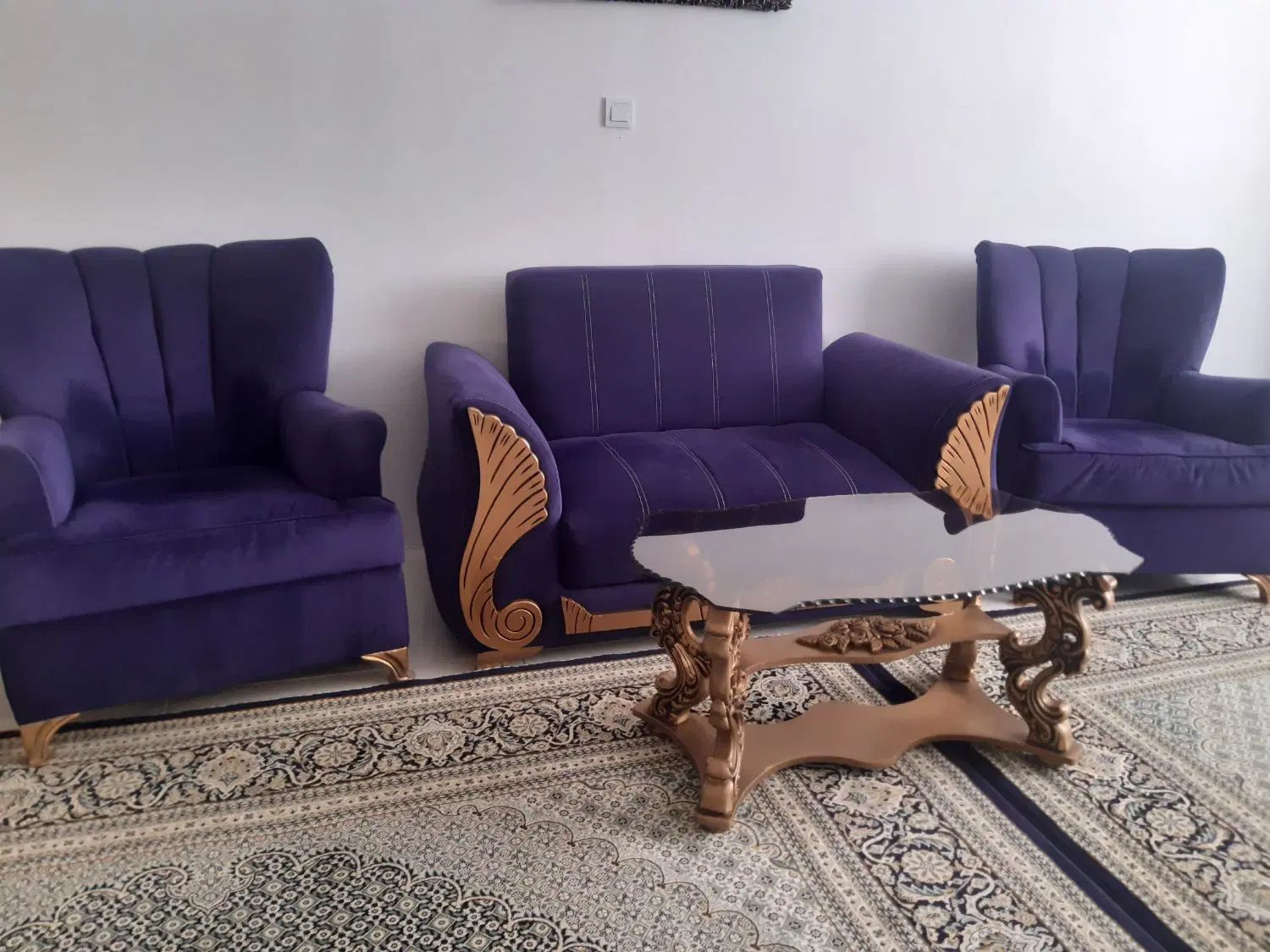 مبل راحتی ۷ نفره|مبلمان خانگی و میز عسلی|مشهد, شیرودی|دیوار