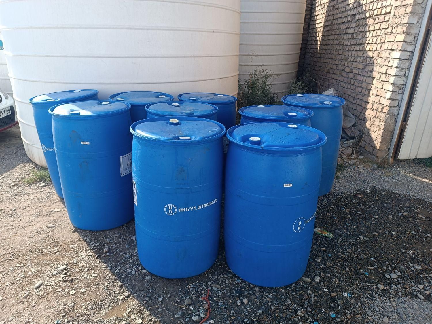 بشکه دبه پلاستیکی 220 لیتری سمپاشی گچکاری بشگه آلو|ظروف نگهدارنده، پلاستیکی، یکبارمصرف|نیشابور, فضل|دیوار