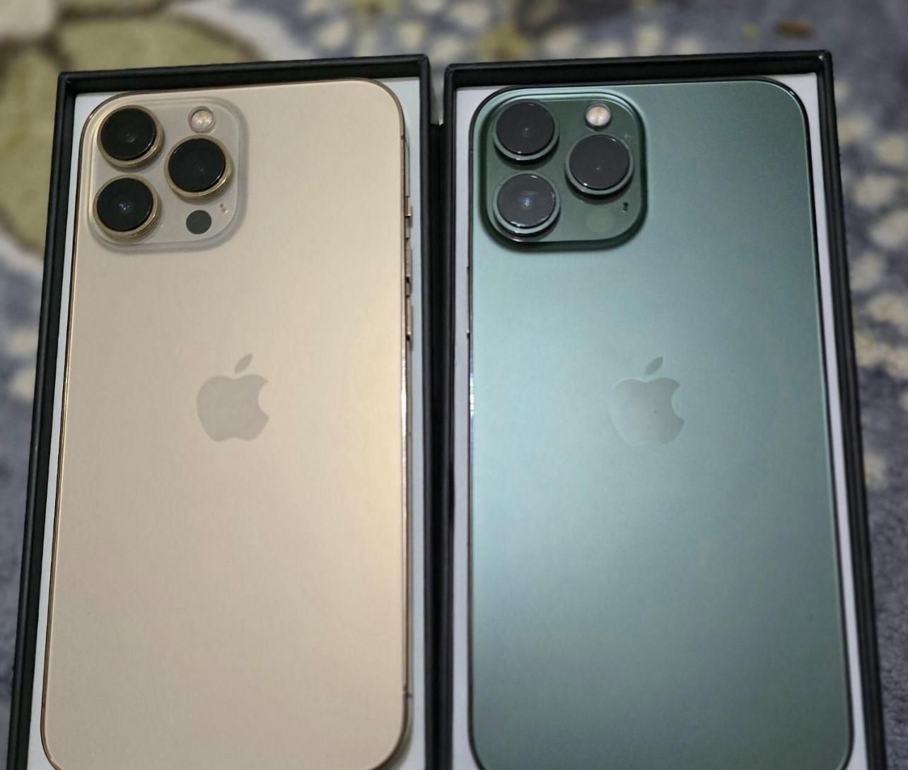 اپل iPhone 13 Pro Max با حافظهٔ ۲۵۶ گیگابایت|موبایل|قم, صفاشهر|دیوار