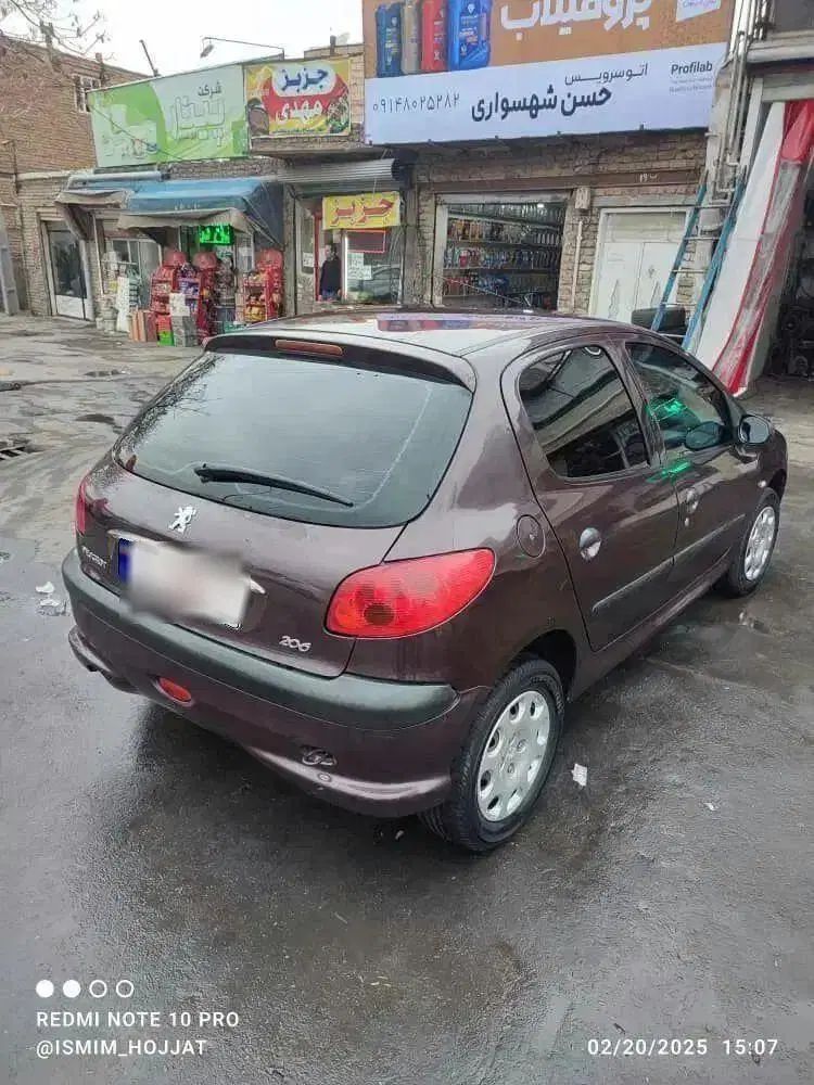 پژو ۲۰۶ مدل ۹۱ پلمپ بدون آفتاب سوختگی فنی به شرط|خودرو سواری و وانت|تبریز, |دیوار