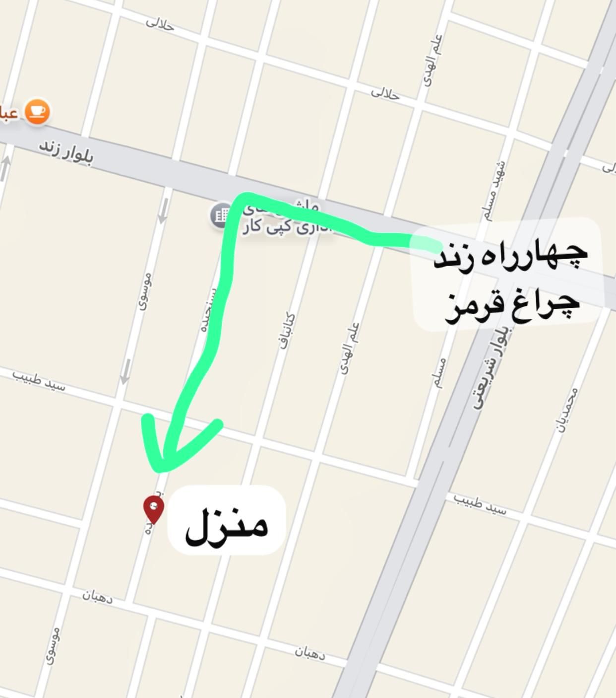 خانه کلنگی ۳۶۰ متری جهت ساخت|فروش زمین و ملک کلنگی|اهواز, زندوکیلی|دیوار