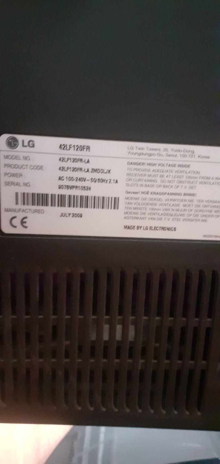42   LG     LCD      مناسب دوربین|تلویزیون و پروژکتور|کرج, شهرک بنفشه|دیوار