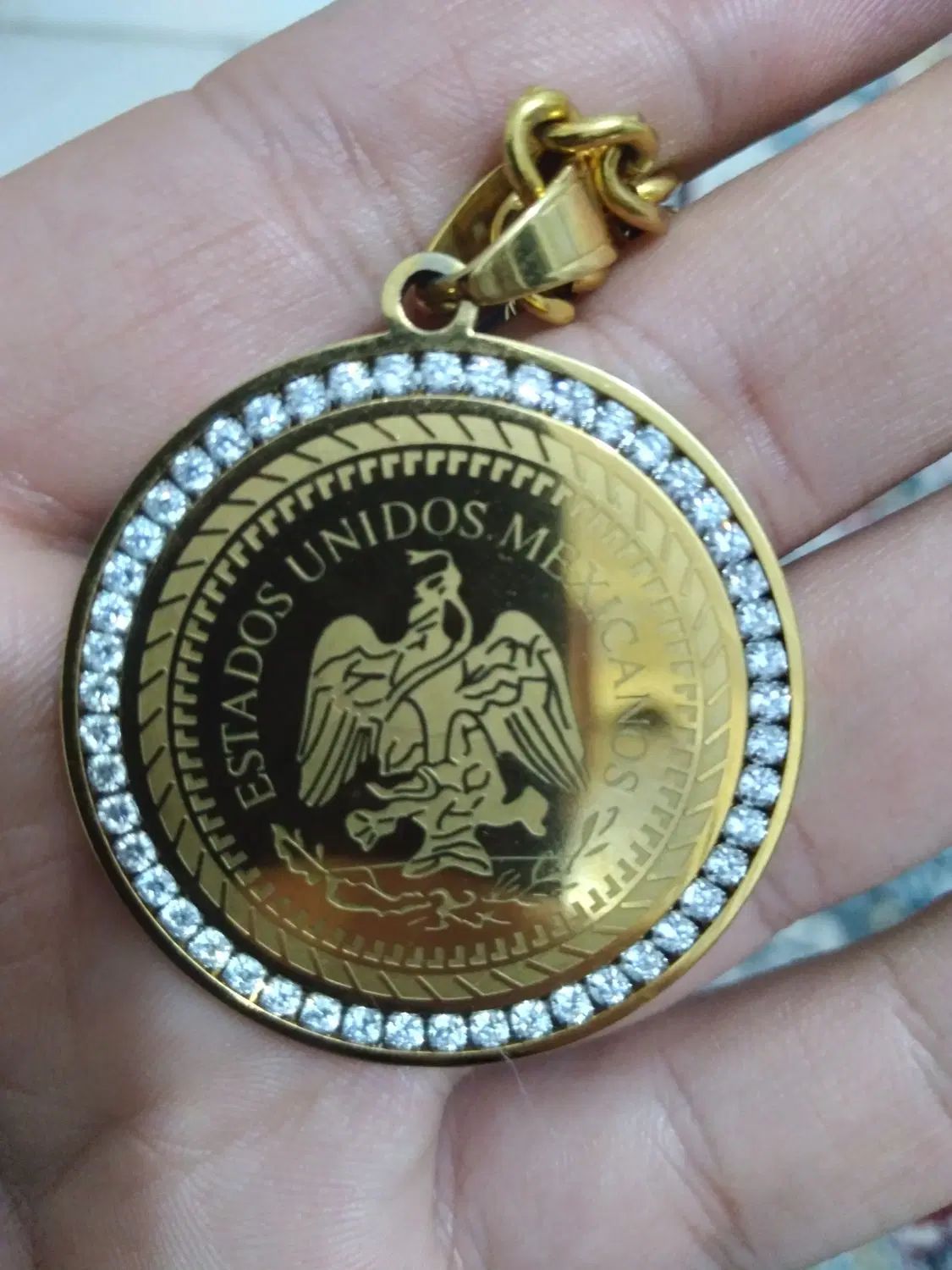 آویز (پلاک) گردنبند استیل طرح طلا (شماره دار) نو|بدلیجات|تهران, نازی‌آباد|دیوار