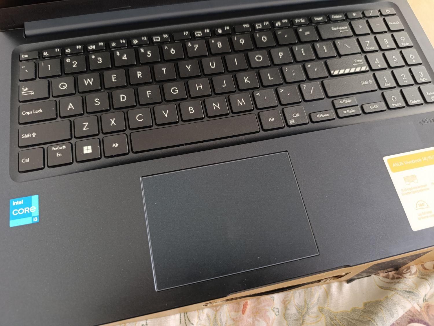 لپ تاپ ایسوس core i3 1315u در حد آک|رایانه همراه|آباده, |دیوار