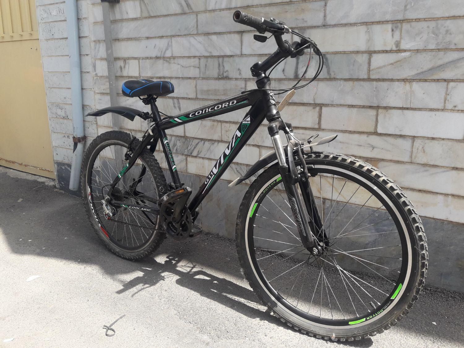 دوچرخه ۲۶ دنده ای  کمک فنردار|دوچرخه، اسکیت، اسکوتر|رشت, جماران|دیوار