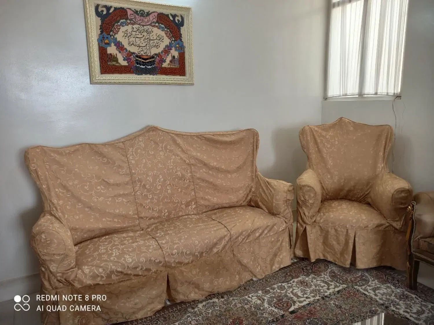 کاور مبل ۹ نفره|مبلمان خانگی و میز عسلی|اصفهان, شهرک کوثر|دیوار