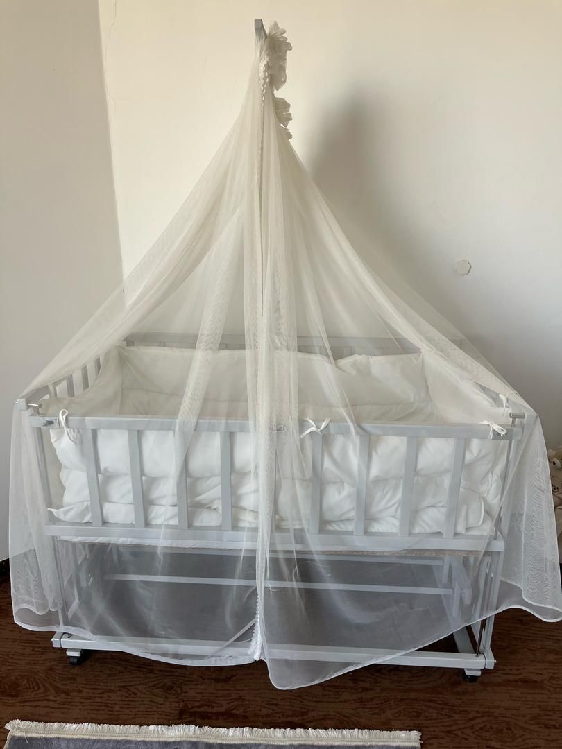 تختخواب نوزاد و گهواره ای عالی|تخت و صندلی بچه|اصفهان, شیخ اشراق|دیوار