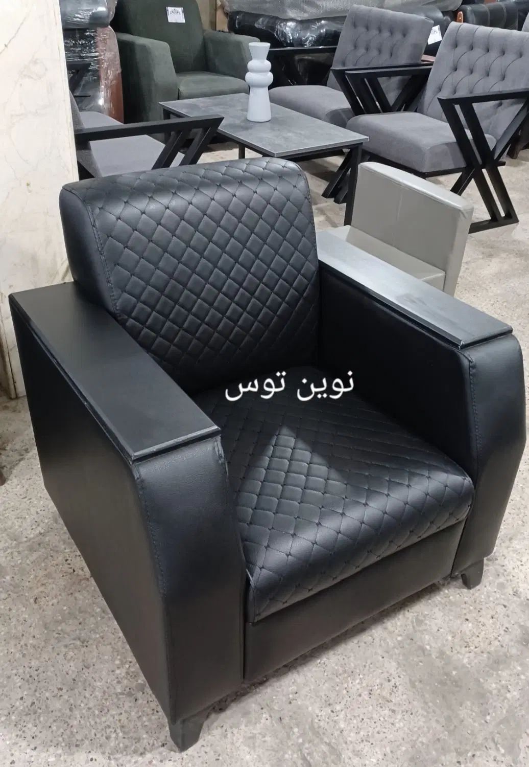 مبل اداری فارسی دسته چوبی (نوین توس)|دفتر کار|مشهد, هدایت|دیوار