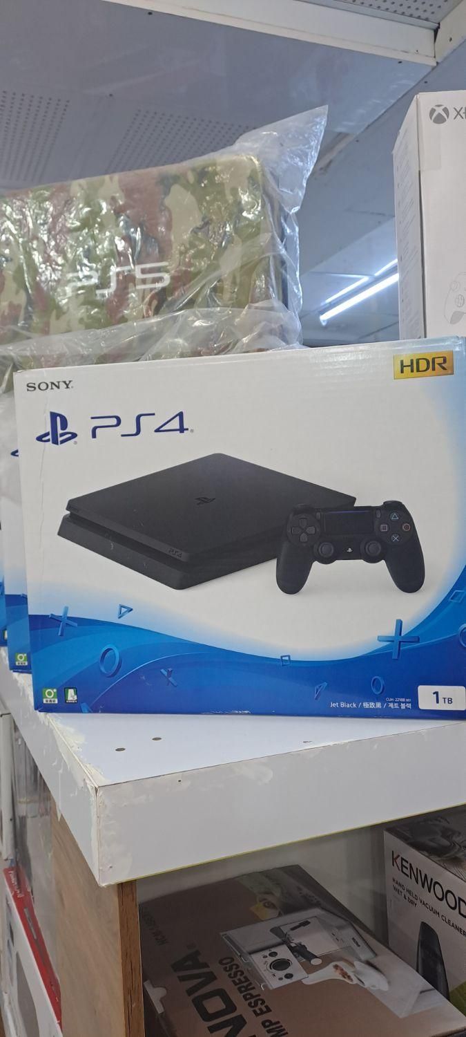 کنسول بازی ps4 1T slime  نو آکبند|کنسول، بازی ویدئویی و آنلاین|مسجد سلیمان, |دیوار