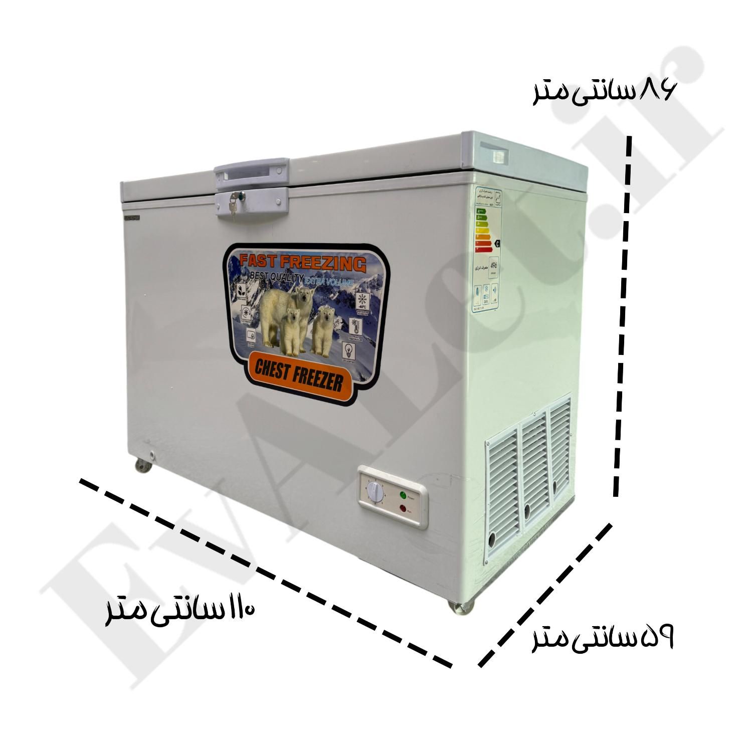 فریزر صندوقی الکتروفام مدل 320 لیتری مدل FS3|یخچال و فریزر|تبریز, |دیوار