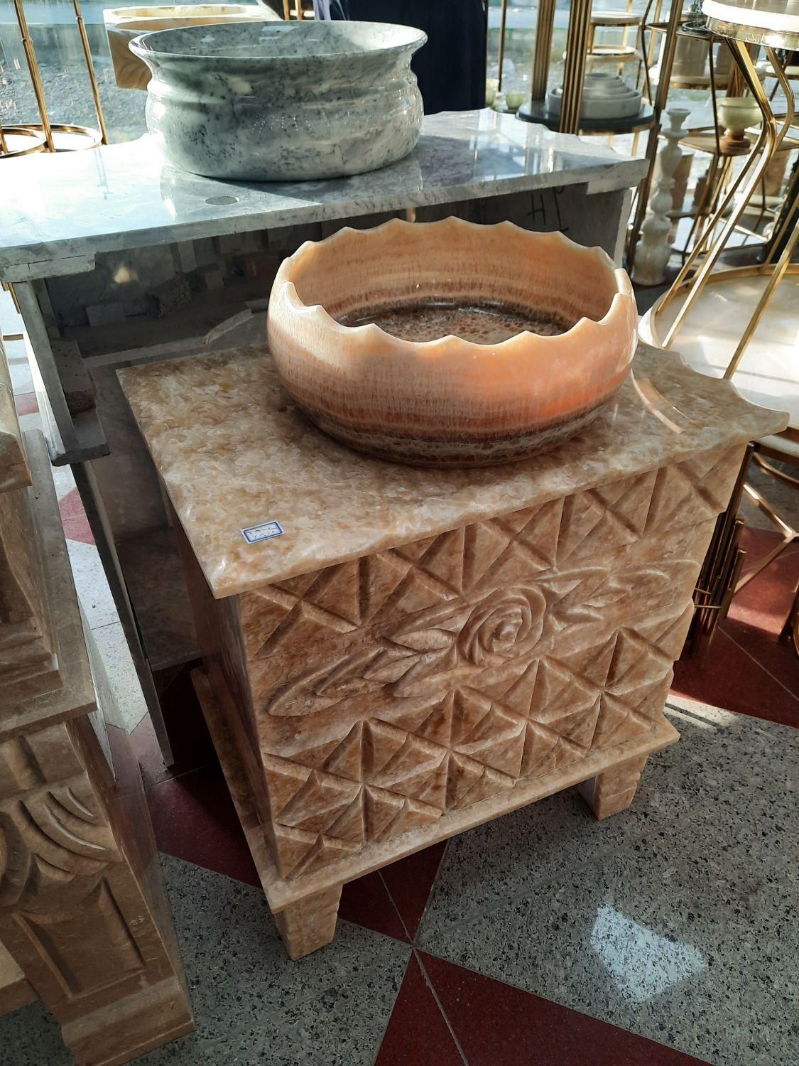 روشویی سنگی ومرمر|لوازم سرویس بهداشتی|کرمانشاه, |دیوار