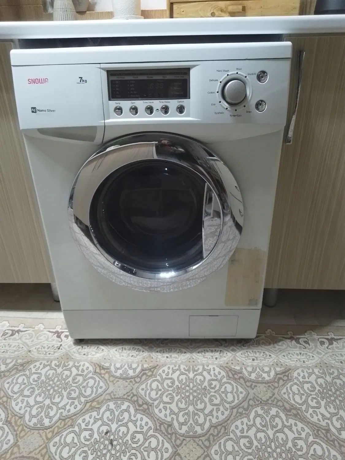 ماشین لباسشویی اسنوا ۷ کیلویی سالم ۱۱میلیون|ماشین لباسشویی و خشک‌کن لباس|دیلمان, |دیوار