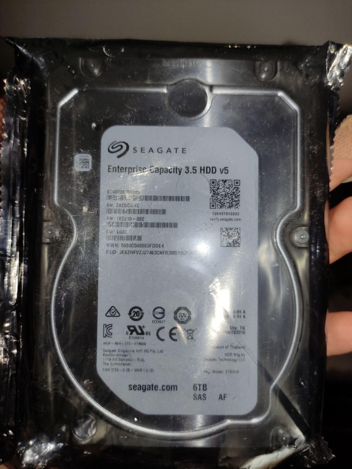 هارد ۶ ترابایت  seagate sasآکبند|قطعات و لوازم جانبی رایانه|مشهد, وکیل‌آباد|دیوار