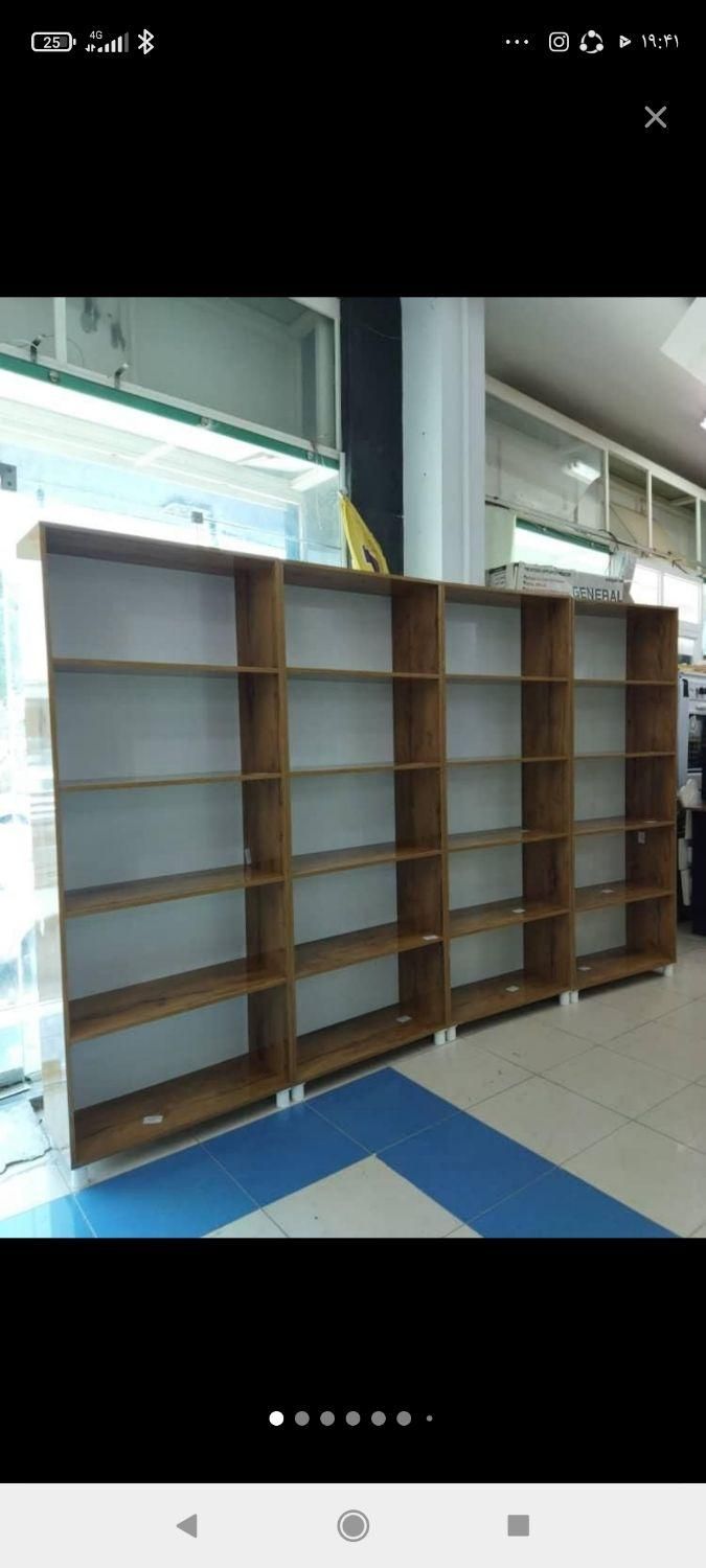 قفسه شلف ام دی اف فلزام دی اف کتابخانه|کتابخانه، شلف، قفسههای دیواری|بوشهر, |دیوار