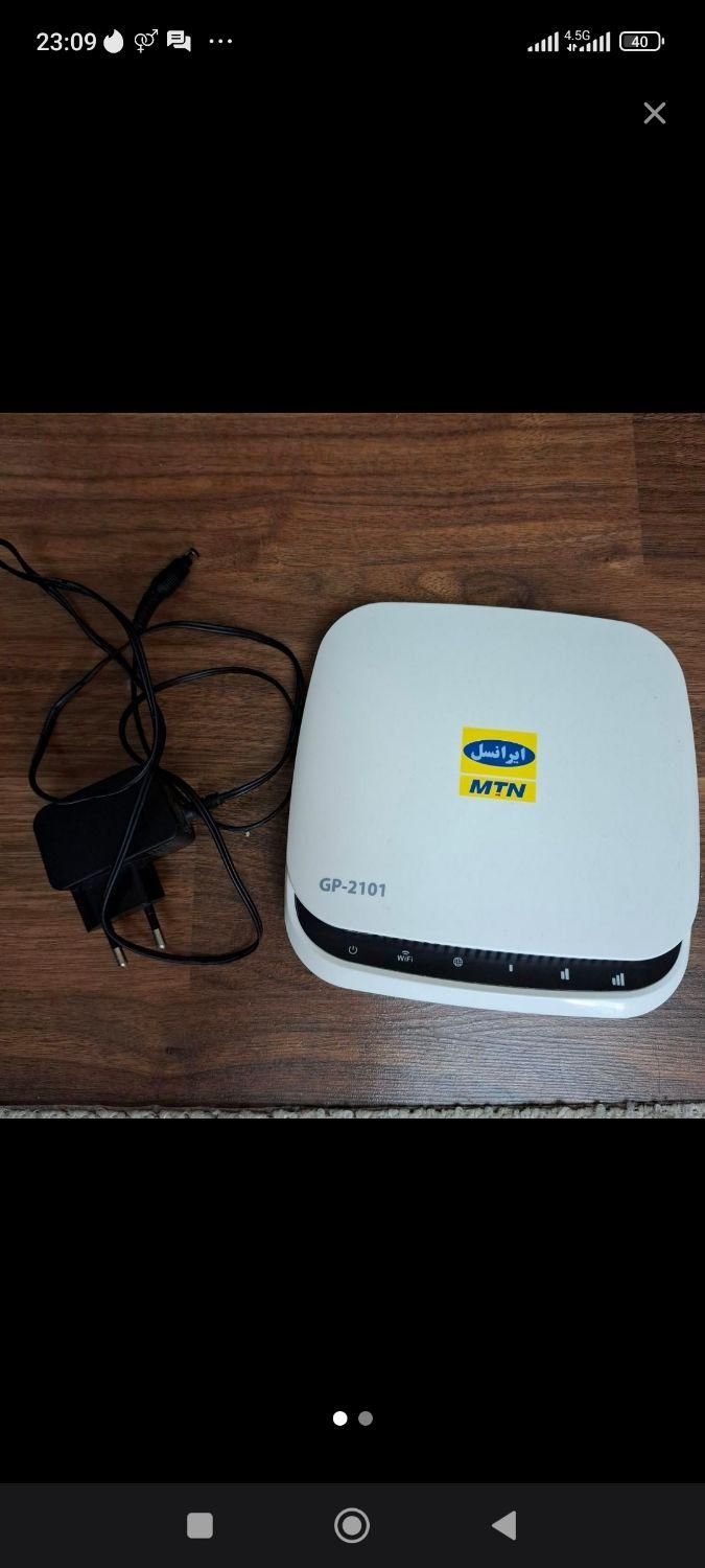 مودم سیم کارتی ایرانسل 4.5G|مودم و تجهیزات شبکه|قم, پردیسان|دیوار