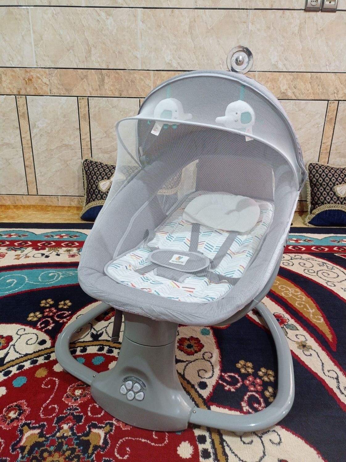 گهواره برقی نو|اسباب و اثاث بچه|دهدشت, |دیوار